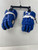 Used Under Armour COMMAND Lacrosse Gloves Junior Royal Blue SM 11891-S000325170 View 1