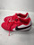 Used Nike TIEMPO Soccer Cleats White And Red Junior 04.5 11891-S000325214 View 1