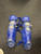 Used All-Star LG79PS Catchers Leg Guards Royal Blue Junior 11162-S000468667 View 1