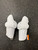 Used Warrior BURN Lacrosse Arm Pads/Guards White SM 11726-S000305250 View 3