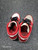 Used Nike AIR JORAN BASEBALL CLEATS BB/SB Cleats White And Red Senior 11 11849-S000045504 View 2