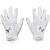 Used Under Armour BB/SB Batting Gloves White Junior 11884-S000071833 View 1