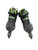 Used KAQINU ROLLER BLADES Junior Aggressive Skates Neon Green Adjustable 11899-S000032844 View 1