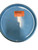 Used Discmania COSMIC FURY Disc Golf Putter Royal Blue 11899-S000032966 View 2