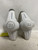 Used Warrior BURN Lacrosse Arm Pads/Guards White LG 11855-S000212203 View 1