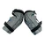 Used Nike Vapor LT Lacrosse Arm Pads/Guards Grey Large LG, outside view View 1