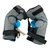Used Nike Vapor LT Lacrosse Arm Pads/Guards Grey Large LG, inside view with straps View 2
