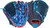 New Rawlings Flex Palm 11" Youth Baseball Glove Right Hand Throw (RHT) Navy/Blue Camo, palm view and back view View 1