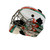 Used CCM AXIS 1.5 Youth Goalie Helmet/Mask White SM 11813-S000357834 View 2