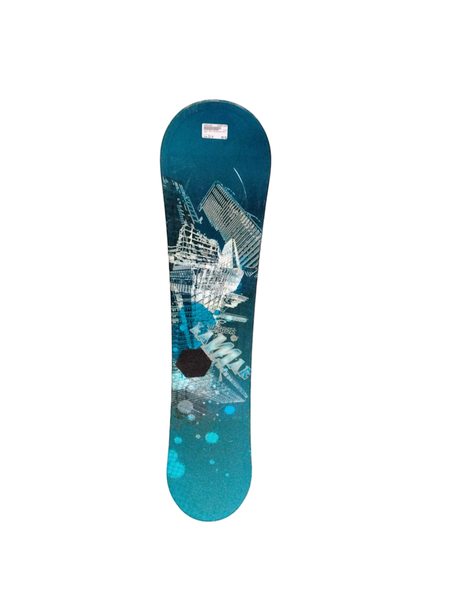 Used Burton CHOPPER SAFARI Boys Snowboard Only Black 115 cm