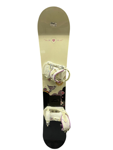 Used Burton LUX 47 W/BINDINGS Womens Board/Bindings Purple 157 cm