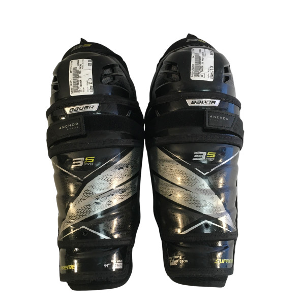 SHIN ③ Used Warrior DX3 Junior Shin Guards Black 12