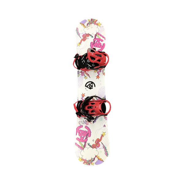 Used Burton CHICKLET 131 cm Girls' Snowboard Combo Girls