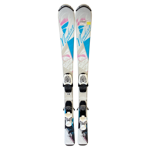 Used Volkl ATTIVA CHICA Girls DH Ski/Binding Pink 110 cm