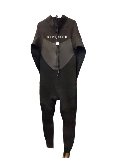 Used MATUSE Dante 4/3mm Chest Zip Mens Full Suit / Wetsuit Black XL
