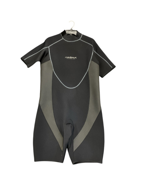 New RVCA 2/2mm BALANCE Chest Zip Mens Short Sleeve Fullsuit