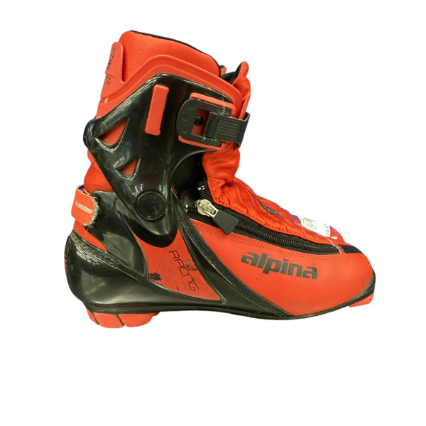 Used Alpina Mens NNN XC Ski Boots Red M 08.5-09 / W 09-09.5
