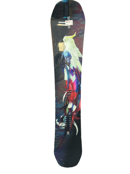 Used Burton LUX 47 W/BINDINGS Womens Board/Bindings Purple 157 cm