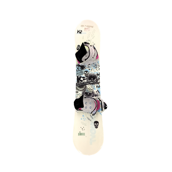 Used Burton CHICKLET 110 Girls Board/Binding Pink 110 cm