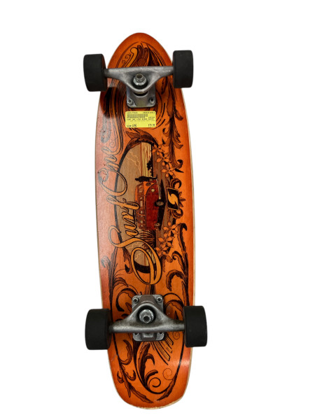 New Surf One SKATE BOARD Complete Skateboard Black Long