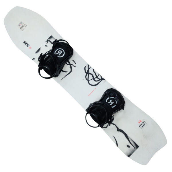 Used Burton CUSTOM FLYING V 154 cm Men's Snowboard Combo