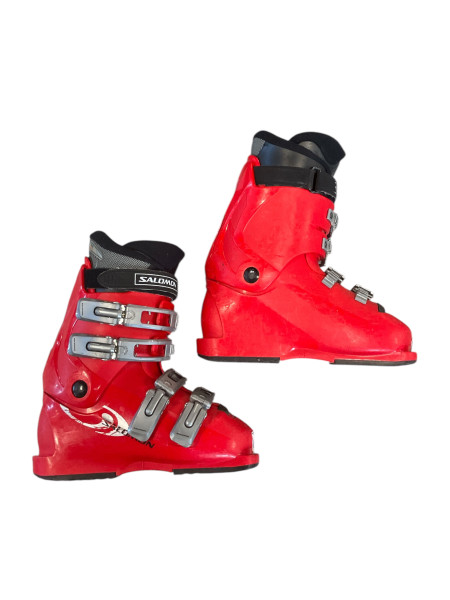Used Nordica GP TJ Boys DH Ski Boot Black 235 MP - J05.5 - W06.5
