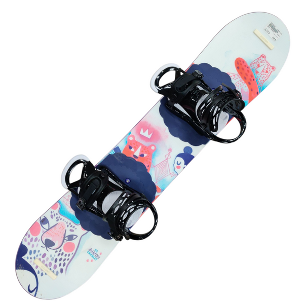 Burton ボードCHICHLET 110cm Used Burton CHICKLET 110 Girls Board/Binding Pink 110 cm