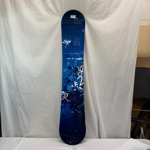 Used Burton FEATHER Womens Snowboard Only White 139 cm