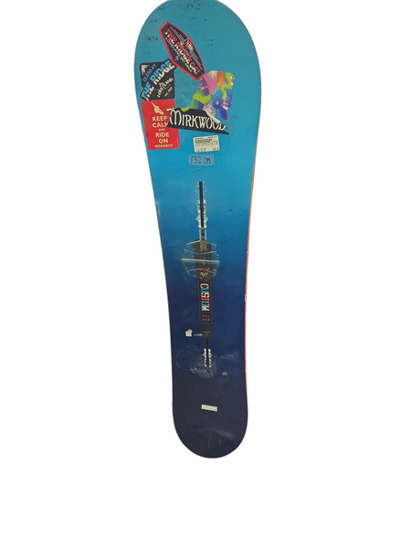 Used Burton PROCESS SMALLS Boys Snowboard Only Black 134 cm