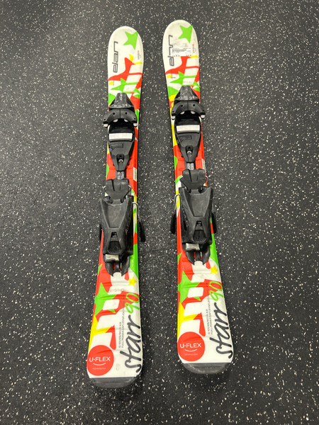 Used Rossignol FUN GIRL Girls DH Ski/Binding White 130 cm