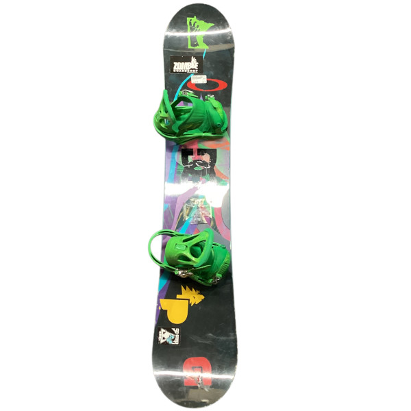 Used Burton SOCIAL 147 W/ NEW 540 BND Womens Board/Bindings Red 147 cm