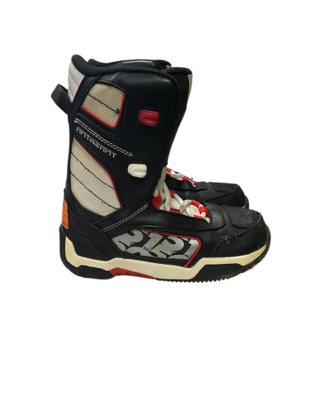 Used Nordica GP TJ Boys DH Ski Boot Black 235 MP - J05.5 - W06.5