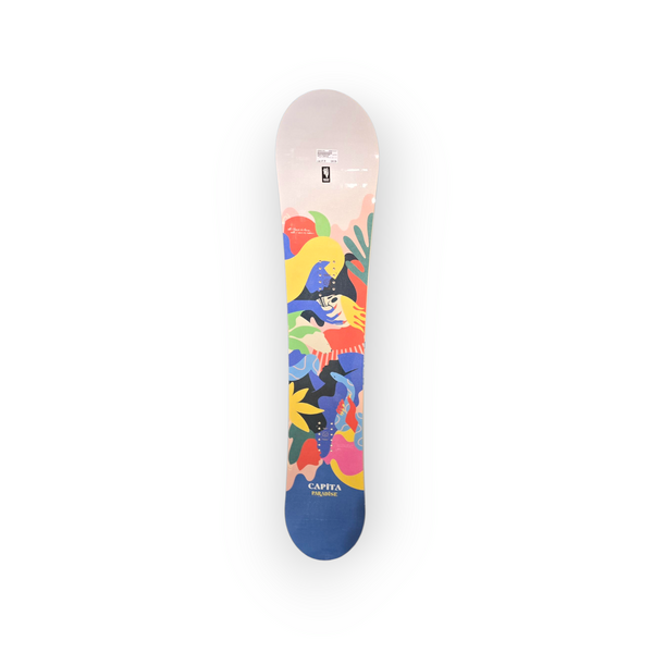 Used Burton FEEL GOOD FLYING V Womens Snowboard Only Black