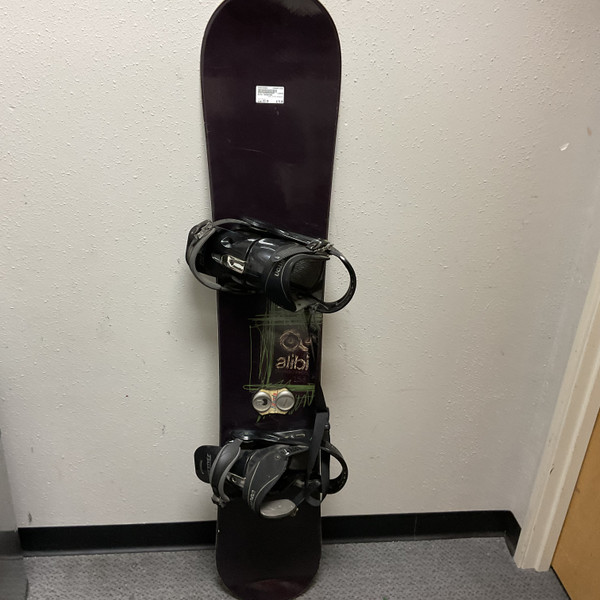 Used Burton CRUZER SB Mens Board/Bindings Black 139 cm