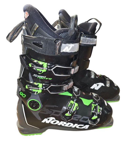 Used Tecnica MACH 1 MV Mens DH Ski Boot Black And Orange 265