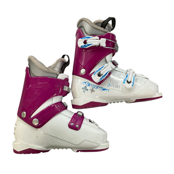 Used Atomic 70 Girls DH Ski Boot White 230 MP - J05 - W06