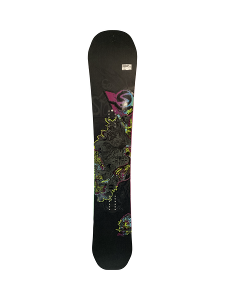 Used Burton CRUZER V. ROCKER Mens Snowboard Only Black 145 cm
