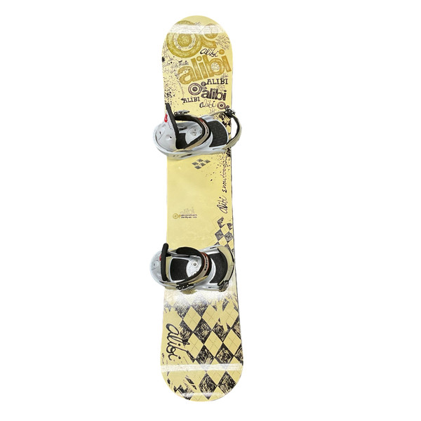 Used GNU STUPID CAP Mens Board/Bindings Purple 155 cm