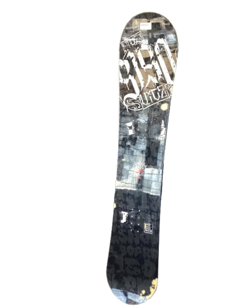 Used Burton A59 Mens Snowboard Only Black And White 159 cm