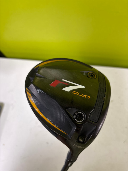 未使用TaylorMade r7 Quad ドライバー 11.5° New and Used TaylorMade r7 Quad Mini Driver 11.5 Degree Golf