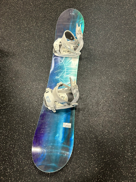 Used Burton FEATHER Womens Board/Bindings Carolina Blue 144 cm