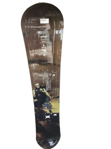 Used Burton CRUZER V. ROCKER Mens Snowboard Only Black 145 cm