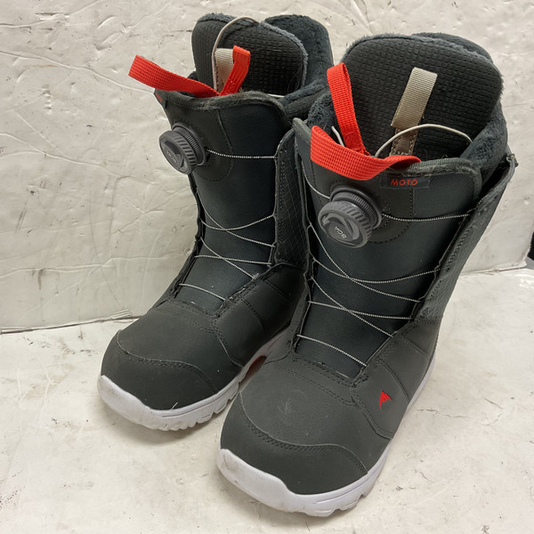 Used Burton IMPRINT 1 Mens Snowboard Boots Black Senior 9