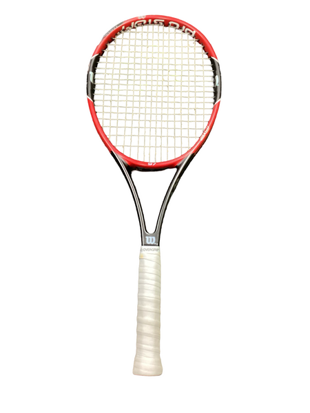 Used Wilson PRO STAFF 97 LS V11 Adult Tennis Racquet Black 4
