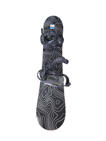 Used GNU STUPID CAP Mens Board/Bindings Purple 155 cm