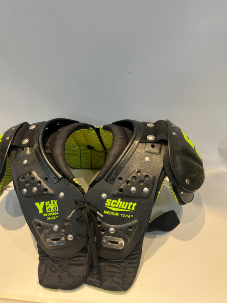 Used Rawlings CP36R FB Shoulder Pads Grey MD