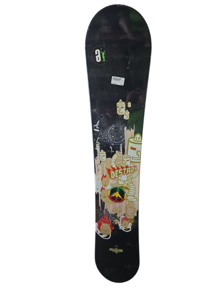 Used 5150 CYCLONE Mens Snowboard Only Black 155 cm