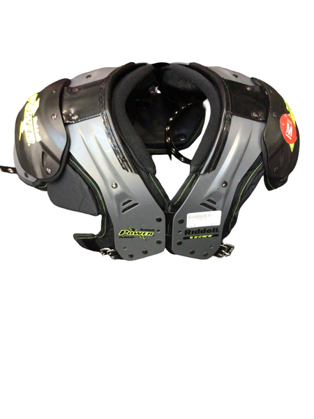 Used Riddell POWER JPK + FB Shoulder Pads Black MD