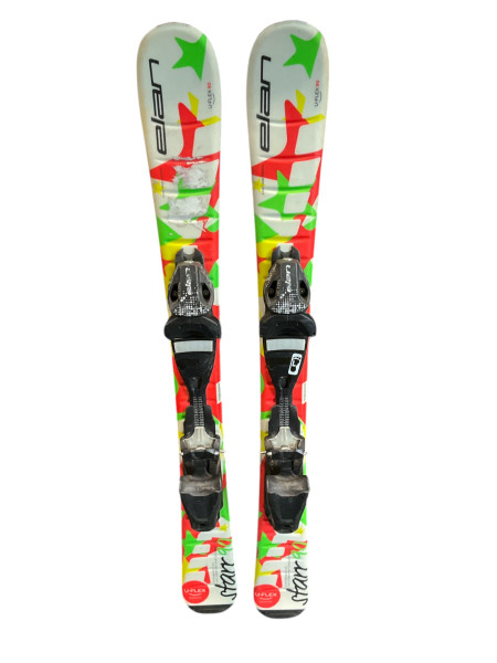 子ども　ジュニア　スキー板　100cm　K2 T:Nine Luv Bug Used K2 T-NINE LUV BUG 100CM Girls DH Ski/Binding White And