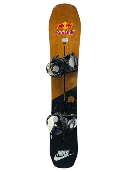 Used Burton CUSTOM FLYING V 154 cm Men's Snowboard Combo